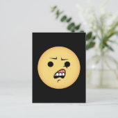 WTF Emoji Briefkaart (Staand voorkant)