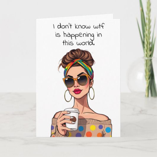 WTF gebeurt in deze wereld? Laten we ventileren Kaart (Voorkant)