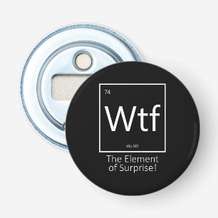 Wtf Grappig, Periodiek Systeem Stijl Button Flesopener