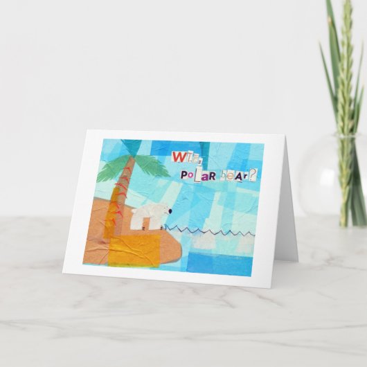 WTF, Ijsbeer? Kaart (Voorkant)