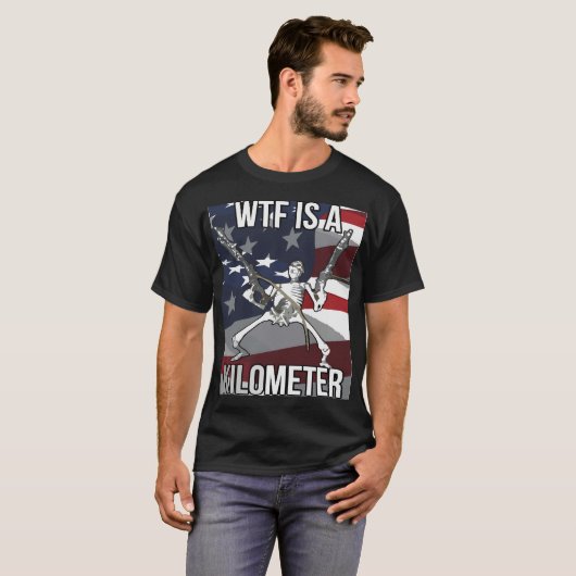 WTF is een Kilometer T-shirt (Voorkant volledig)