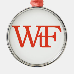 WtF Metalen Ornament