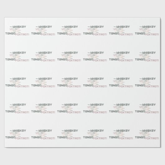 WTF ! Papier cadeau (Plat)