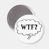 WTF personnalisable ? Magnet (Recto/Verso)