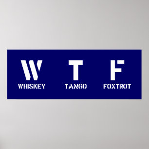 WTF POSTER