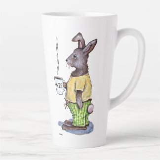 WTF Rabbit latte mug Mok