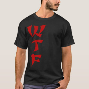 WTF Red Dragon Mn T-shirt Black t-shirt