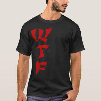 WTF Red Dragon Mn T-shirt Black t-shirt