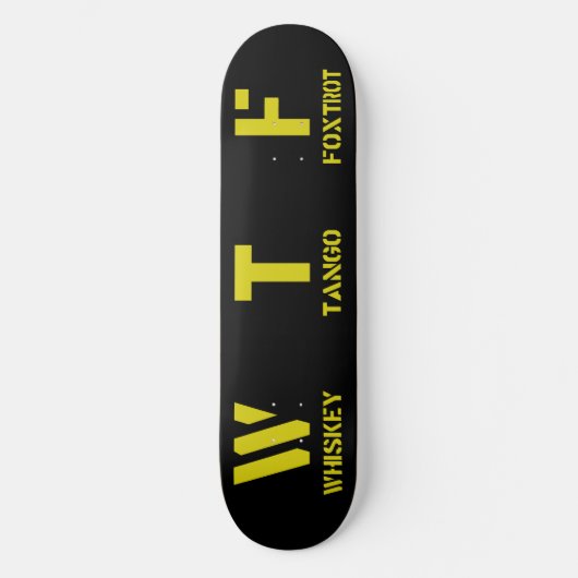 WTF SKATEBOARD (Voorkant)