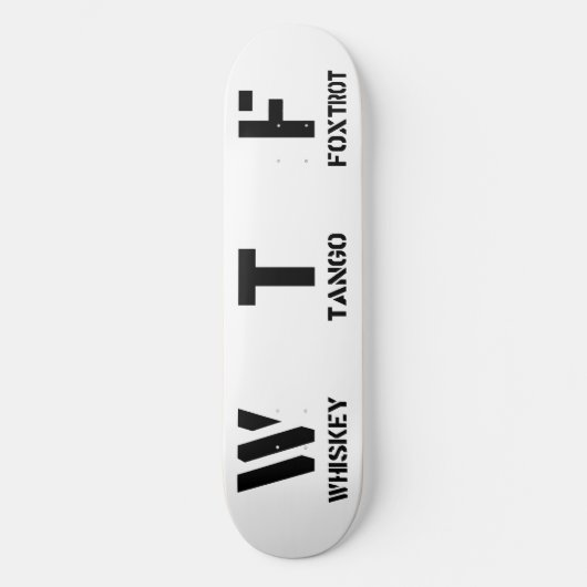 WTF SKATEBOARD (Voorkant)