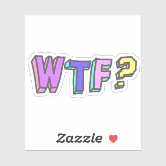 WTF? STICKER (Vel)