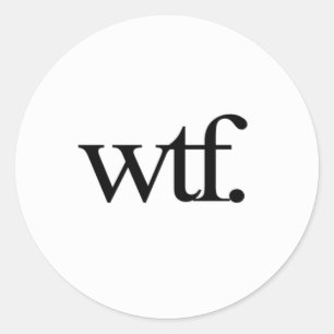 wtf Stickers