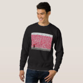 (WTF) Sweatshirt graphique noir (Devant entier)