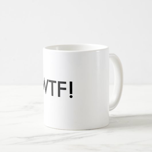WTF ! Tasse simple (Devant droit)