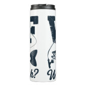 WTF: Vissen Humor, waar is vis? Thermosbeker (Achterkant)