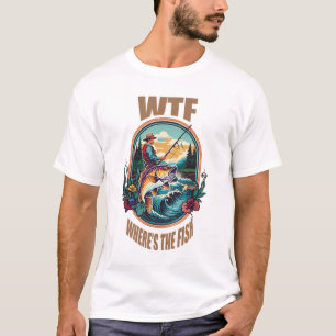 wtf waar is de vis ? t-shirt