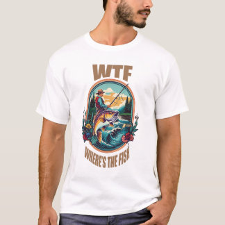 wtf waar is de vis ? t-shirt