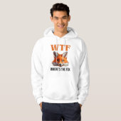 WTF - Waar is de vos Hoodie (Voorkant volledig)