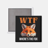 WTF - Waar is de vos Magneet (Voorkant / Achterkant)