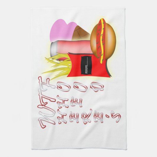 WTF (Waar is het eten) Theedoek (Verticaal)