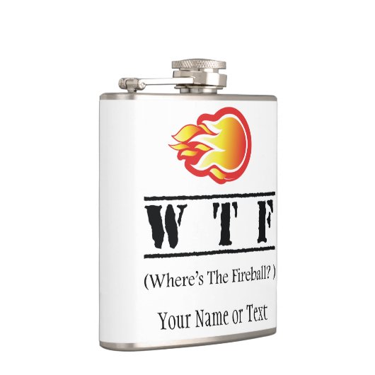 WTF - Waar is het vuurbal? Heupfles (Rechts)
