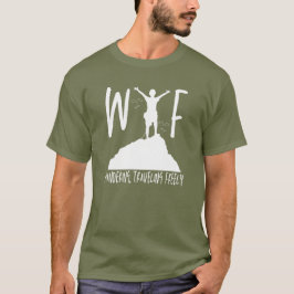 WTF Wandering Reizen Koele Pensioen Feestdagen T-shirt