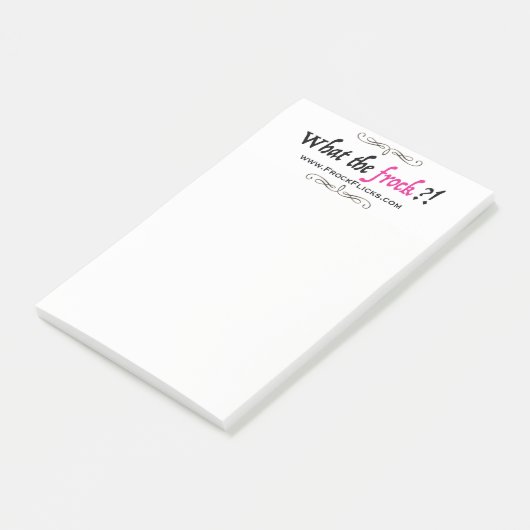WTF?! Wat de Frock? - Sticky Notes (Schuin)