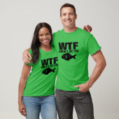 WTF WHERE'S THE FISH FUNNY SPOOF T-Shirt (Unisexe)