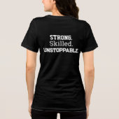 WTF Wide Receiver Legacy Tri-Blend Shirt (Achterkant)