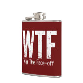 WTF: Win het gezicht-off (Hockey) Heupfles (Links)