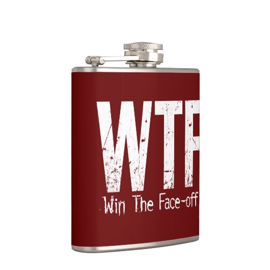 WTF: Win het gezicht-off (Hockey) Heupfles (Rechts)