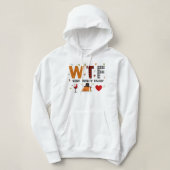 WTF Wine Turkey Family Pset Shirt Funny Thanksgiv (Design voorkant)