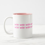 WTF! WTF! Mok! Tweekleurige Koffiemok (Links)