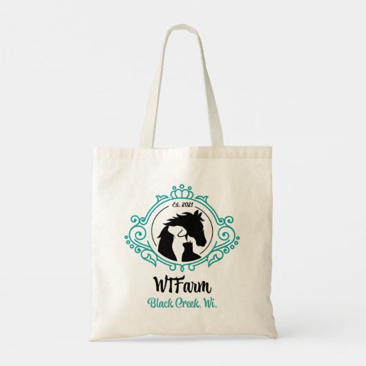 WTFarm Canvas tas Logo aan beide zijden (Achterkant)