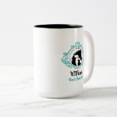 WTFarm-Mok Tweekleurige Koffiemok (Voorkant rechts)