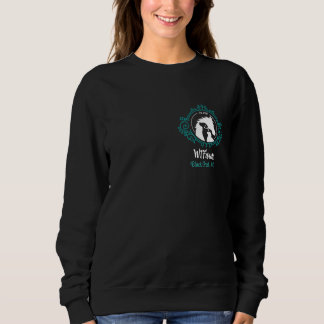 WTFarm sweatshirt noir femmes avant et arrière