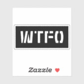 WTFO STICKER (Vel)