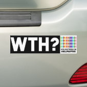 WTH? BUMPERSTICKER (Op auto)