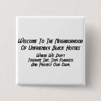 WTNUBH| ZWARTE TEKST| BUTTONNEN VIERKANTE BUTTON 5,1 CM