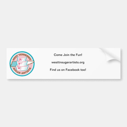 WTSA-bumpersticker Bumpersticker (Voorkant)