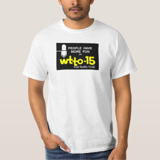WTTO 1520 AM Toledo 1967 era Logo T-shirt