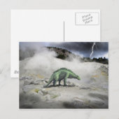 Wuerhosaurus Dinosaur Briefkaart (Voorkant / Achterkant)