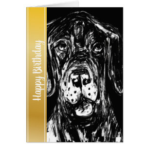 Wuff wuff, Happy Birthday from a Great Dane