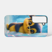 Wuffoo Molli Cute Kawaii Puppy Ice cave Samsung Galaxy Hoesje (Achterkant horizontaal)