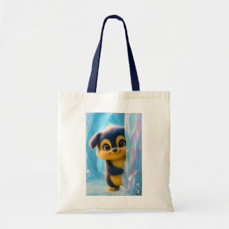 Wuffoo Molli Schattig Kawaii Hondje IJsgrot Tote Bag