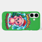Wuffoo Shelly Merry X-mas Kawaii 3D Holiday Case-Mate iPhone Case (Achterkant (horizontaal))