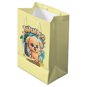 Wuffoo Starssie Kawaii Puppy Tropisch Eiland Medium Cadeauzakje