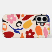 wuivende bloemblaadjes Case-Mate iPhone case (Achterkant (horizontaal))