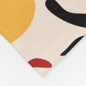 wuivende bloemblaadjes fleece deken (Hoek)