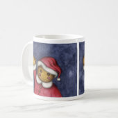 Wuivende peperkoek Man Boy Kerstman Mok (Voorkant links)